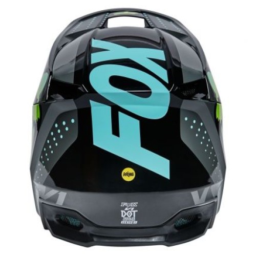 FOX V1 TRICE HELMET, ECE [TEAL]